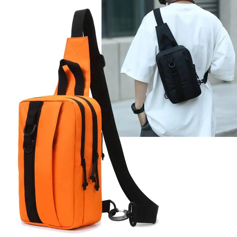 

Motorcycle Men Chest Bag Commuting Hiking Cycling Camping Sports Crossbody Bags Lightweight Outdoor Travel Short Trip Sling Pack
