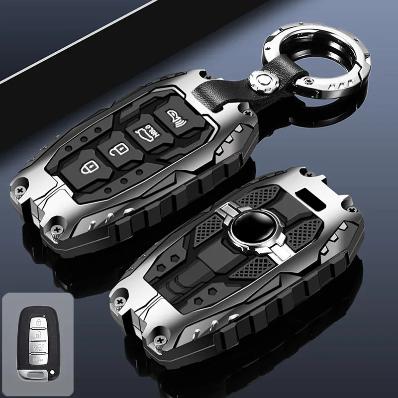 For Kia EQUUS 2012 Optima K5 2011 Forte Opirus Rohens Ix 35 2012 SOUL SORENTO MOHAVE Borrego Shuma 3 4 Button Car Key Case Cover
