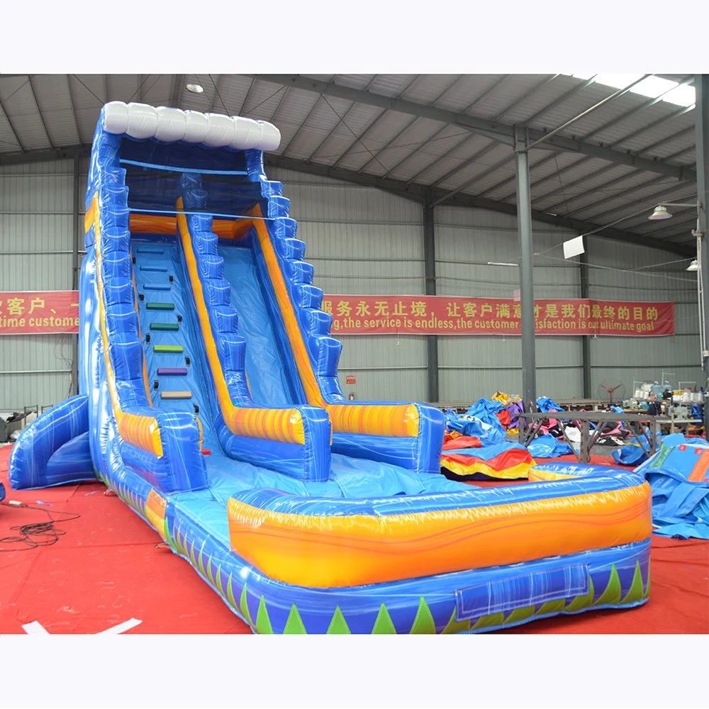 

Commercial Grade Giant Inflatable Water Slide For Adult Bounce House Water Park Slides For Sale