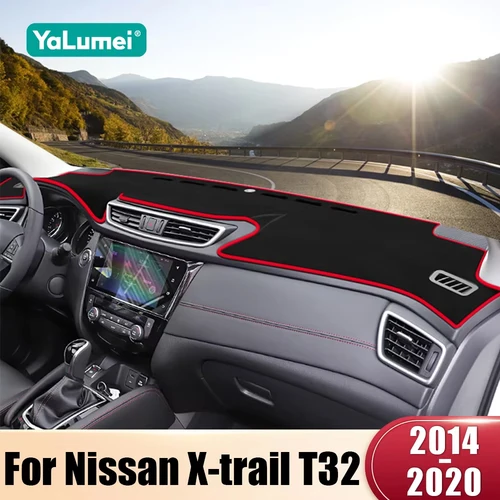 Imagen 1 del producto Para Nissan x-trail X Trail XTrail T32 2014 2015 2016 2017 2018 2019 2020 cubierta del salpicadero del coche evitar almohadillas de luz alfombras parasol