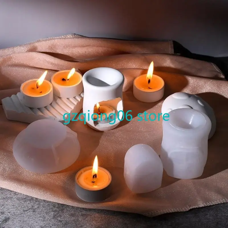 

K3NF Silicone Mold for Crafting Holder and Night Lamp Hollow Mushroom Mould