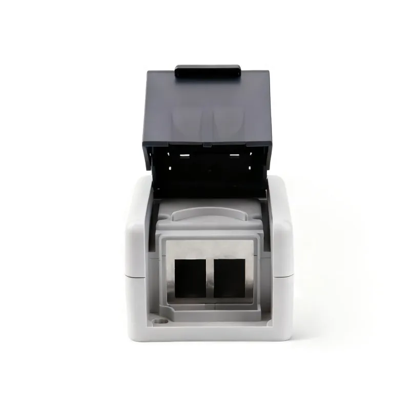 Linkwylan Outdoor Surface Mount IP44 Box for  Keystone Modules Grey Moisture-proof Wall-mounted Box - view 5