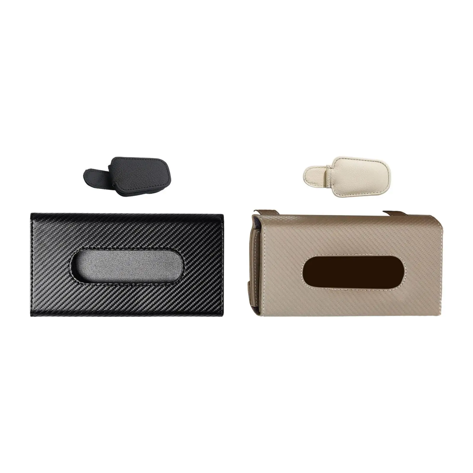 Car Sun Visor Tissue Box Holder Universal Automotive Interior Dust Tissue Holder