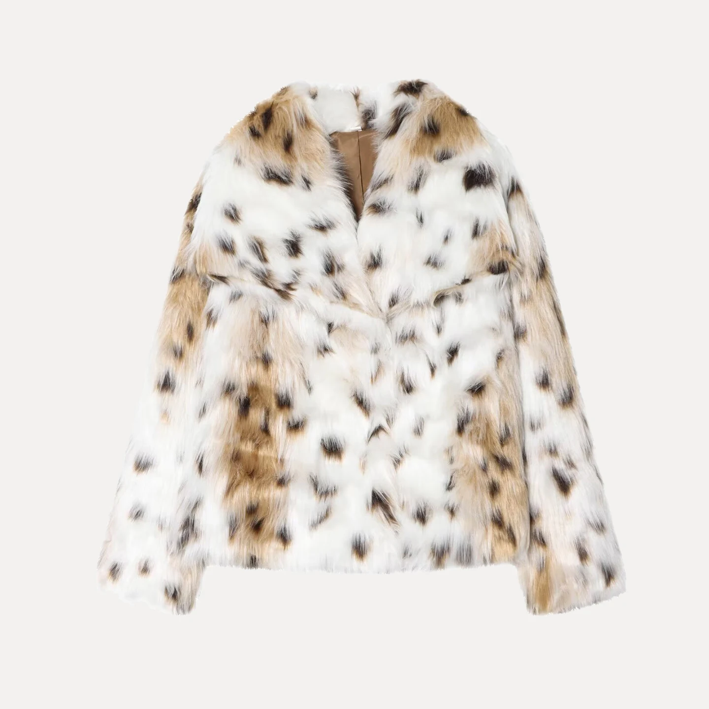 

Casual Sle Artificial Fur Effect Jaet Autumn New Women's Faion Quali Leisure Daily Trend Outerwear Z Brand