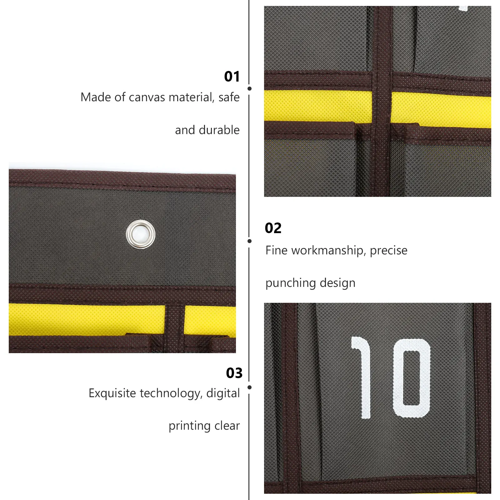 

Wall Storage Bag Cell Phone Bin Classroom Mount Organizer Bags for Rooms Caddies Canvas Phine Pouch