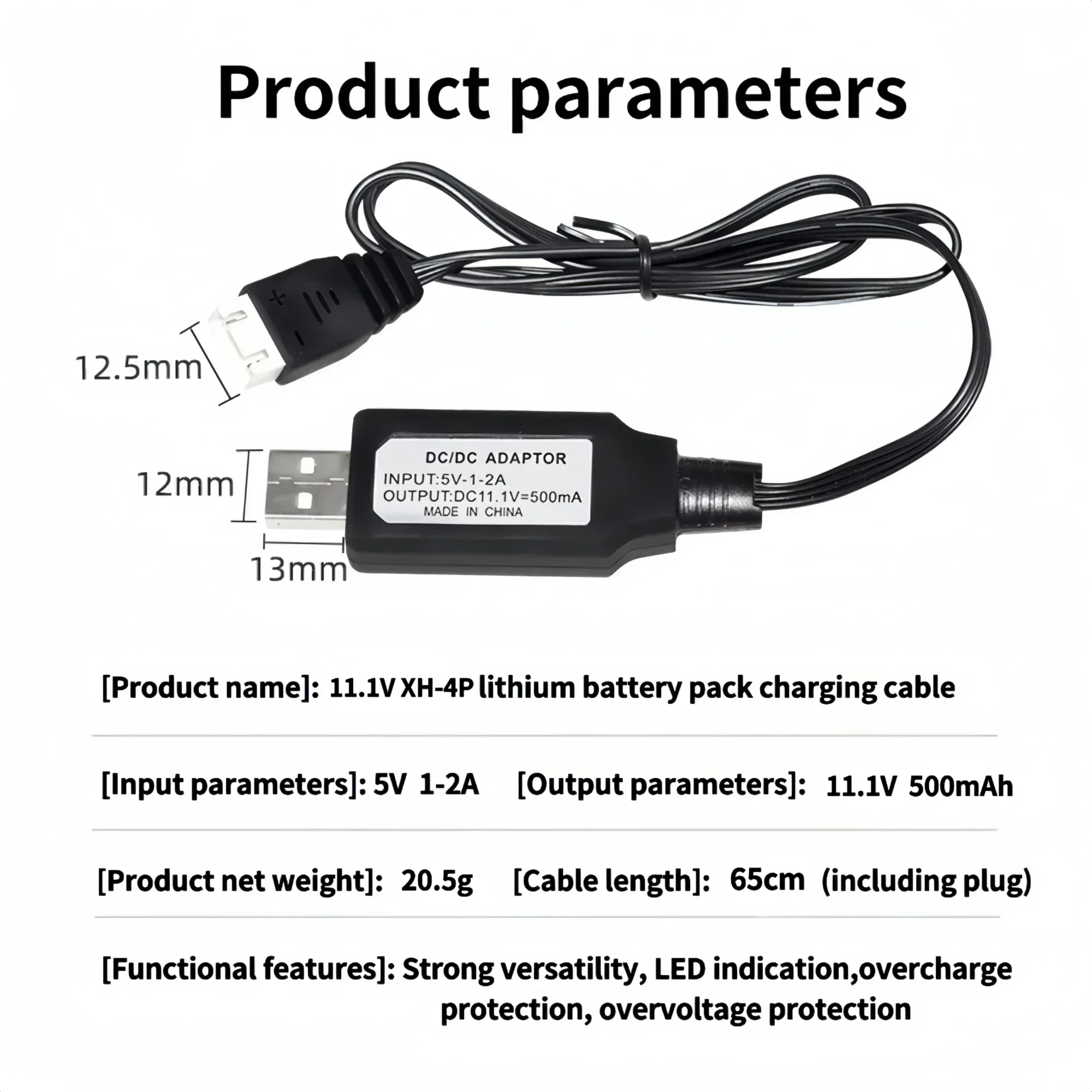 1PCS Lipo Batteria per Pistola Ad Acqua Airsoft 5020120 11.1V 2800mAh Cavo USB per Pistola Morbida proiettile Piccoli droni dispositivi di bellezza elettrici