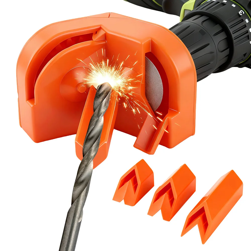 LOZLIN 2-16mm Drill Bit Sharpener Electric Drill Bit Grinder Multipurpose Drill Sharpening Tool Sharpener Drills for Twist Bits