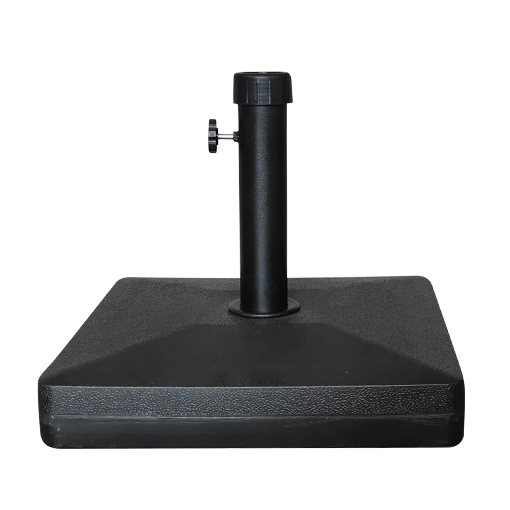 

Черная квадратная бетонная основа для зонта с цементным наполнением для повышения продаж