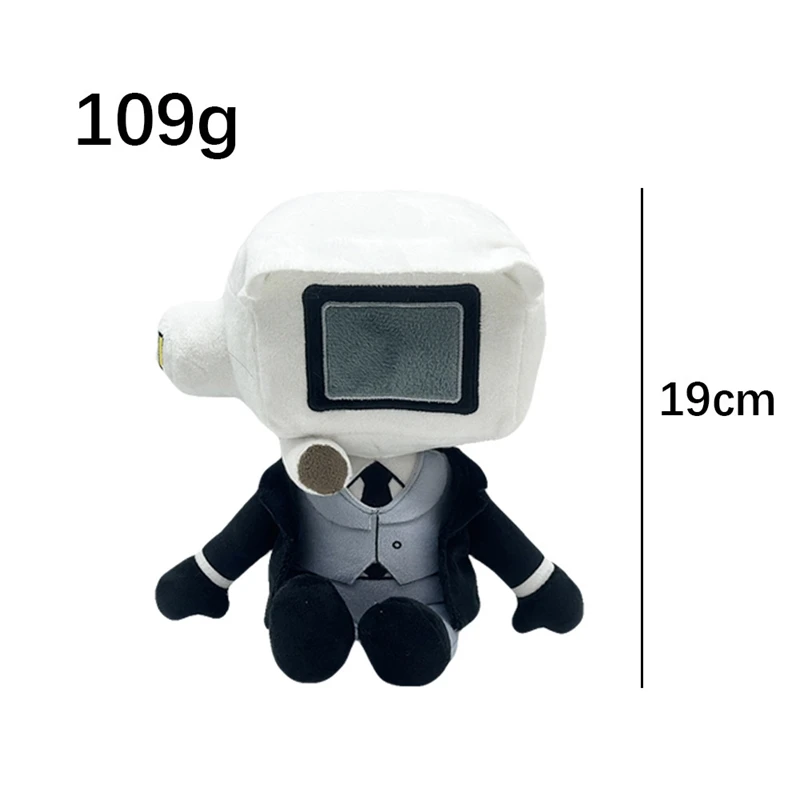 Skibidi Toilet Mystery Pluche Pop Zachte TV Man Karakter Mini Speelgoed Voor Kinderen Tieners Fans Leuke Eigenzinnige Home Display Verjaardagscadeau
