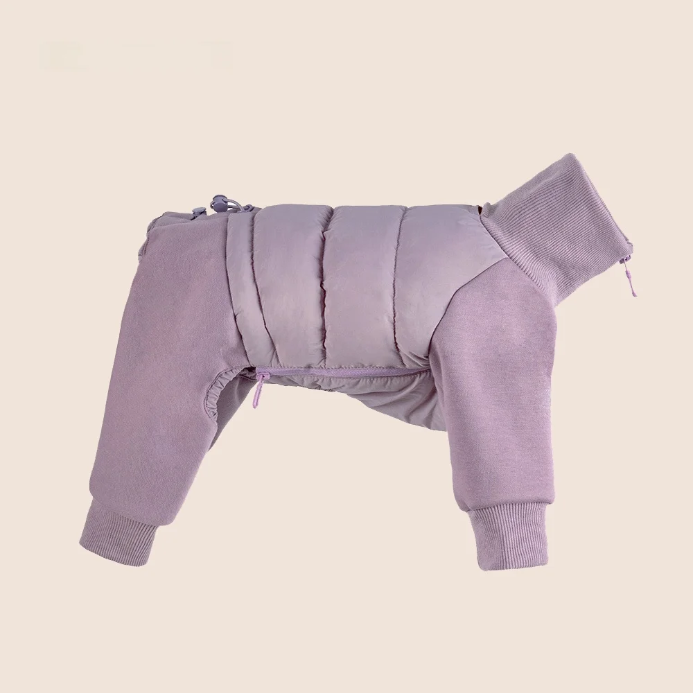 

MOPEIE Winter Cotton Dog Clothes Windproof Warm Four-Legged Small to Medium-sized Breeds Dog Sweater for Beagle And Bichon
