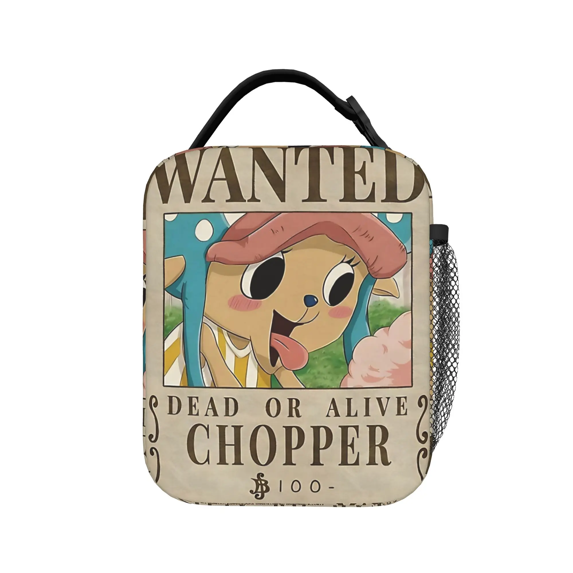 

ONE PIECE TONY TONY CHOPPER ACE SANJI LUFFY Insulated Lunch Bag Cooler Bag Lunch Container Leakproof Tote Lunch Box Bento Pouch