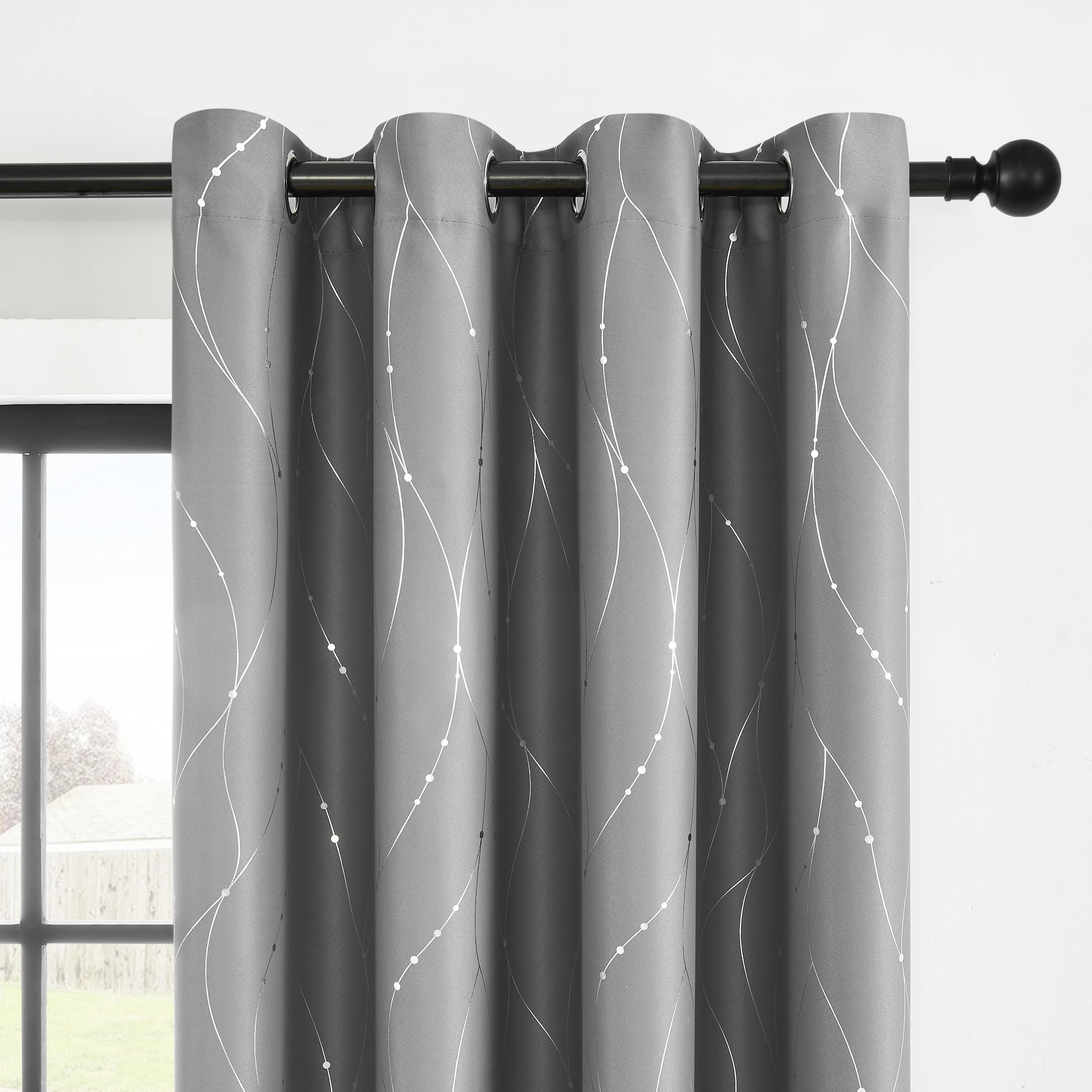 1 piece of heat insulation and noise reduction, bedroom living room, darkened room, decorated finished curtains