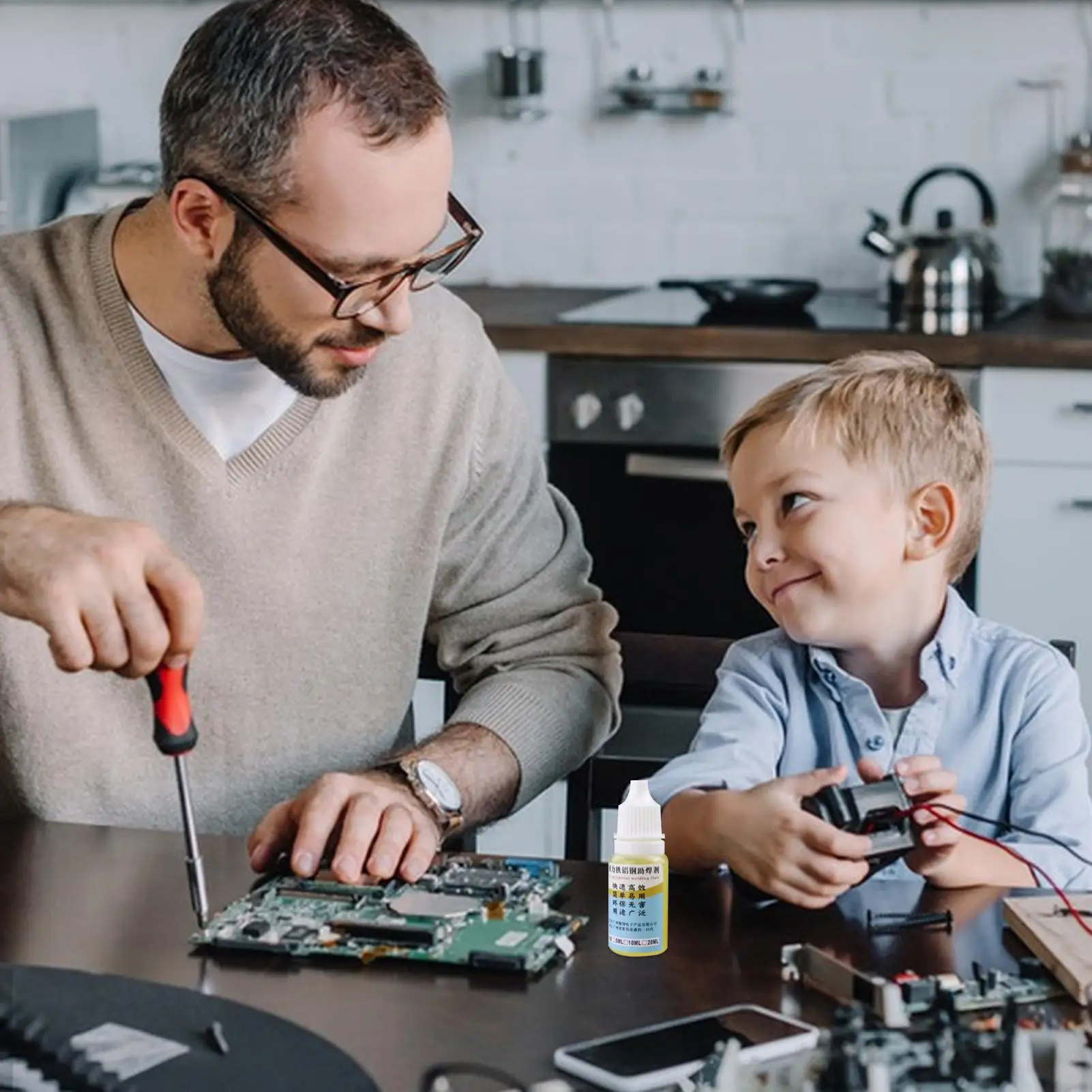 10ml Rvs Lasflux Multifunctionele Geen Water Reinigingsvloeistof Soldeerflux Ijzer/Nikkel Klein Stuk Rework Tool