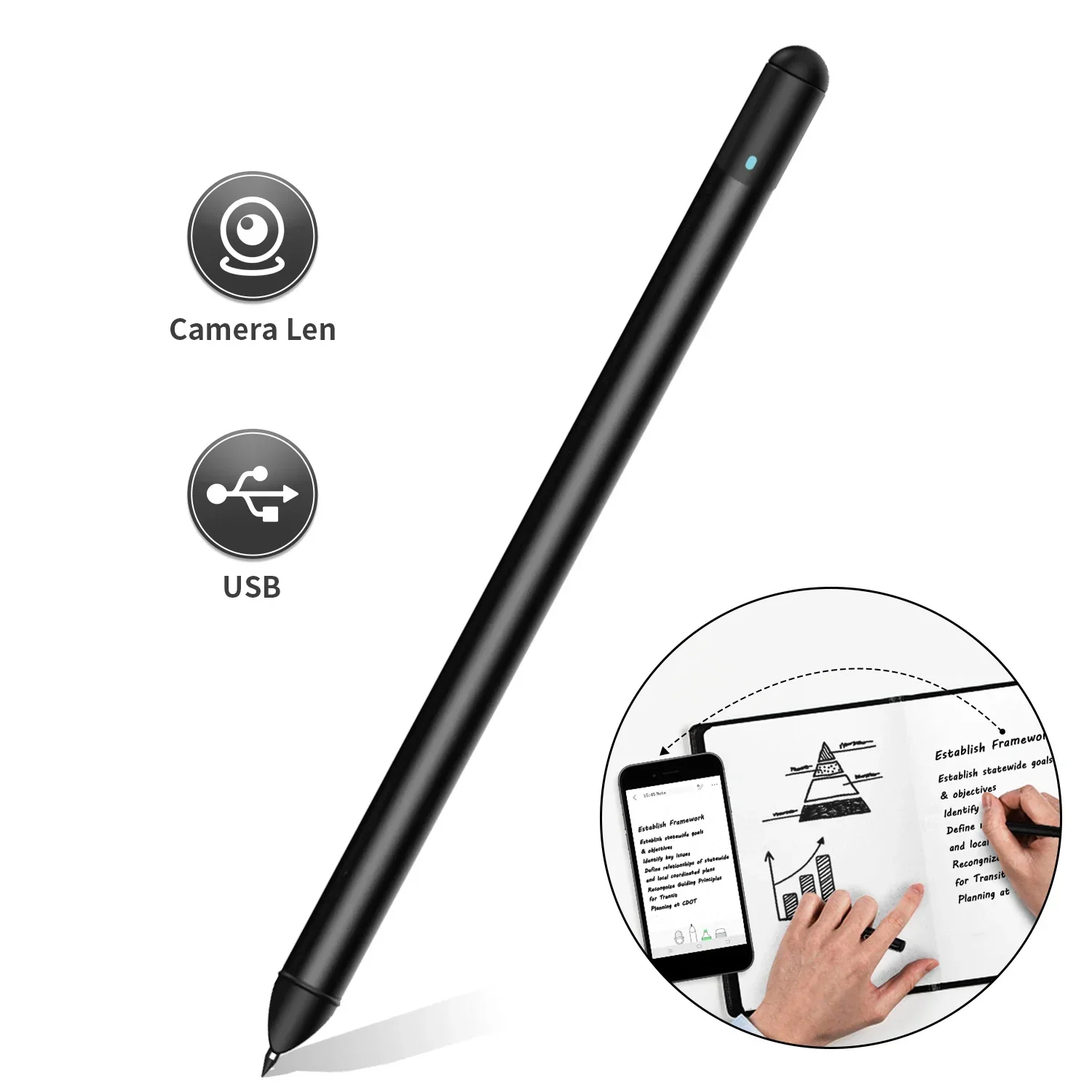 

2022 New Product phone Synchronized Handwriting Recognition Smart Pen And Notebook Writing Set Newest Digital Pen