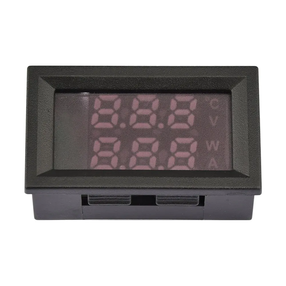 Mini amperomierz DC woltomierz cyfrowy 4-30V 15/50/100A Panel Amp Volt Tester miernik napięcia prądu detektor 0.56 Cal wyświetlacz LED