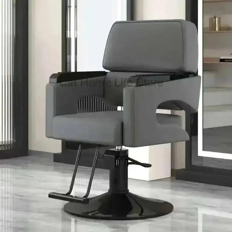 Forbici da barbiere vintage Salone idraulico Sedie professionali Sedia Pompa Bellezza Lavaggio Taglio Capelli Trucco Offerta rossa Vanità girevole