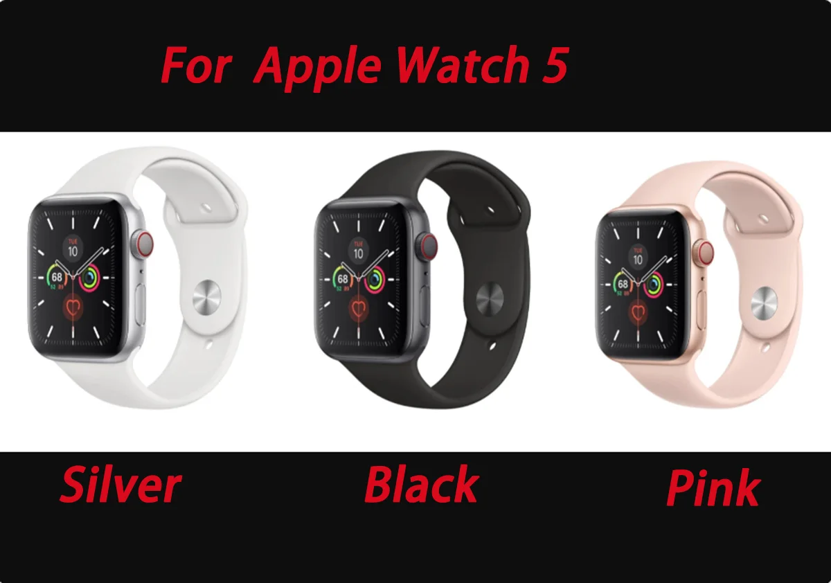 الإطار الأوسط مع التاج الرقمي زر الطاقة مكبر الصوت الكابلات المرنة الجمعية لساعة أبل سلسلة 5 40 مللي متر/44 مللي متر