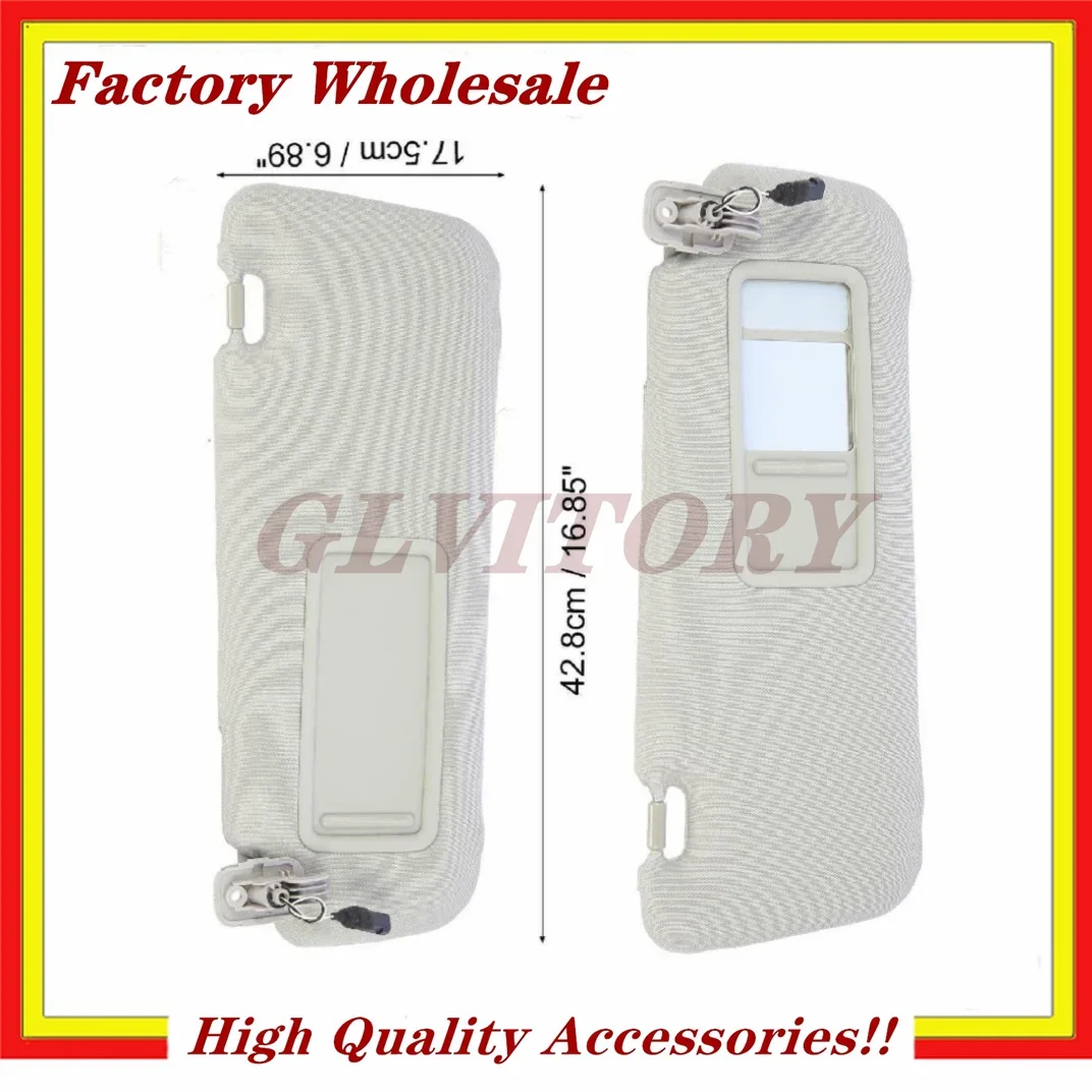

TDY1-69-320 DY169320 Gray Sun Visor for Mazda CX-9 CX9 2010-2015 Left Driver Side Car Front Window Cover Blind Shade Sunvisor