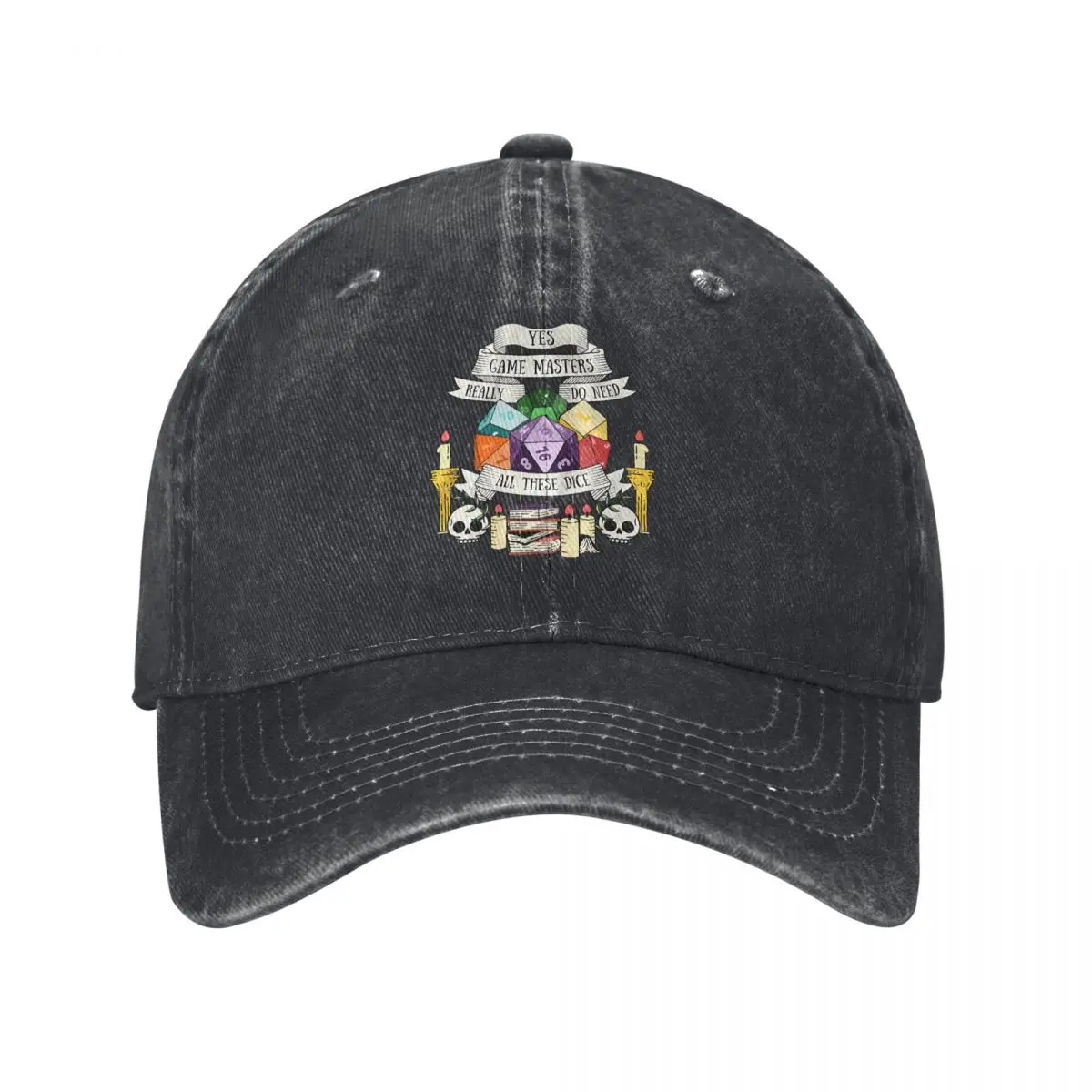

Dungeon And Dragon, Dnd Game, Gift demin Cap Durable for All Seasons Hats Woman Men's Baseball Cap