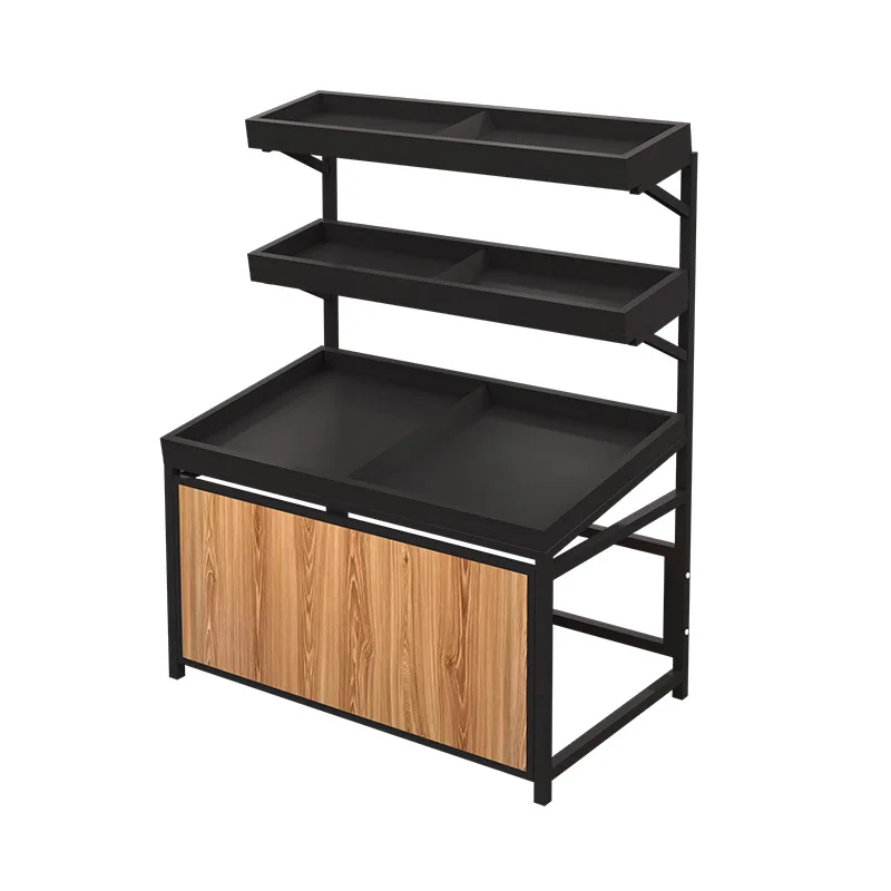 Fruit store shelf display rack display tray display frame atmosphere arrangement vegetable fresh supermarket multi-layer shelf