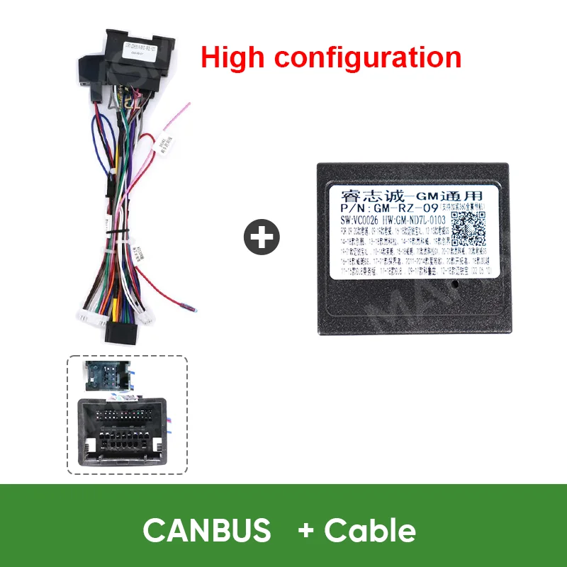 MAMSM 10inch For Lacrosse 2016 Car Frame Facia Adapter Canbus Box MP5 Decoder Android Radio Cable Wiring Dash Fitting Panel Kit