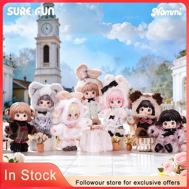 

Genuine Nommi Forest Kingdom Series Doll Blind Box Cute Collectible Action Figure 5-Joint Movable BJD Doll Bag Pendant Gift