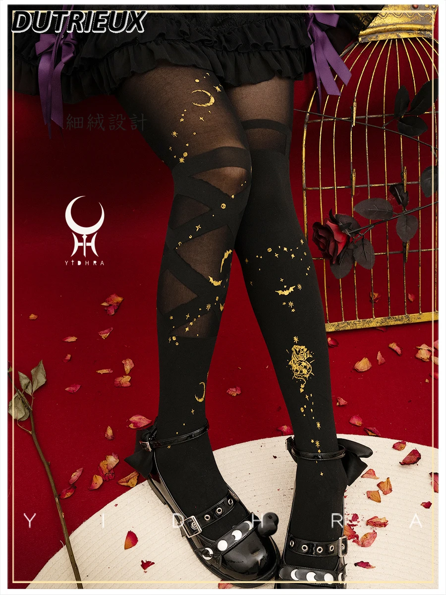 

Sexy Socks for Lady Lolita Hosiery Gothic Style Halloween Pantyhose Women's Stockings Fashion Elegant Tights Spring Autumn