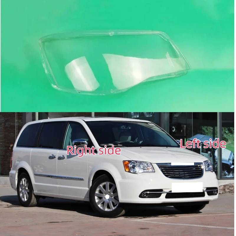For Chrysler Grand Voyager 2013 2014 Car Headlight Shell Headlamp Lens Cover Replace Lamp Shade Headlamp Glass