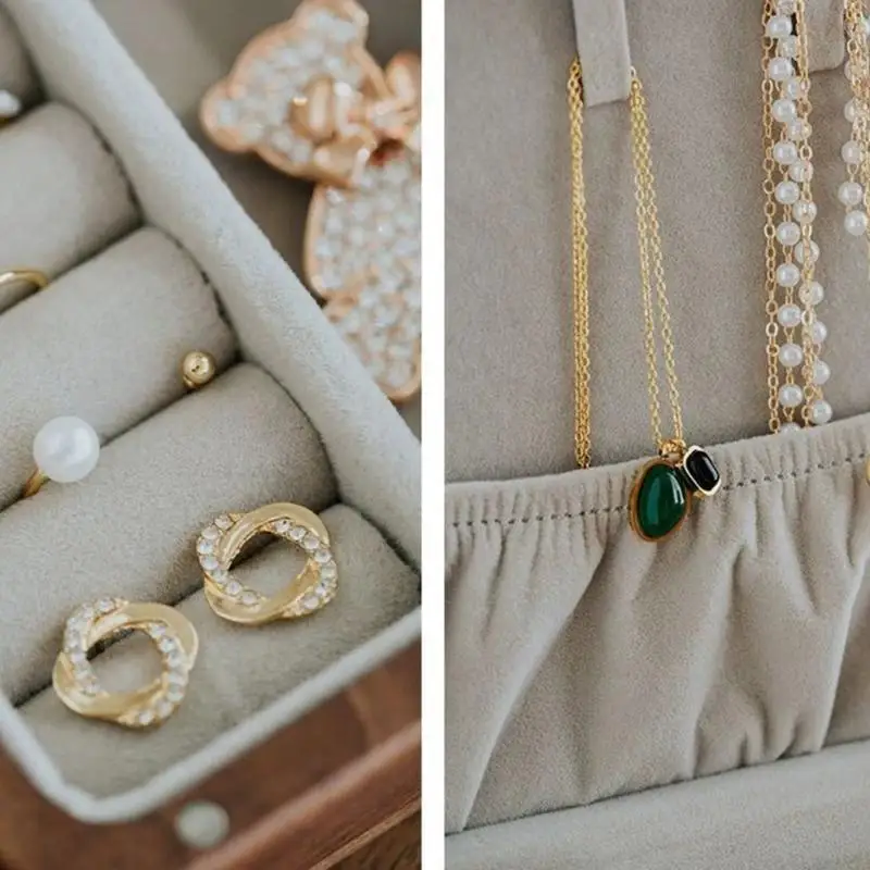 

Держатель для ювелирных изделий, дорожная витрина для сережек, коробка для хранения колец, органайзеры для ожерелья, дорожный