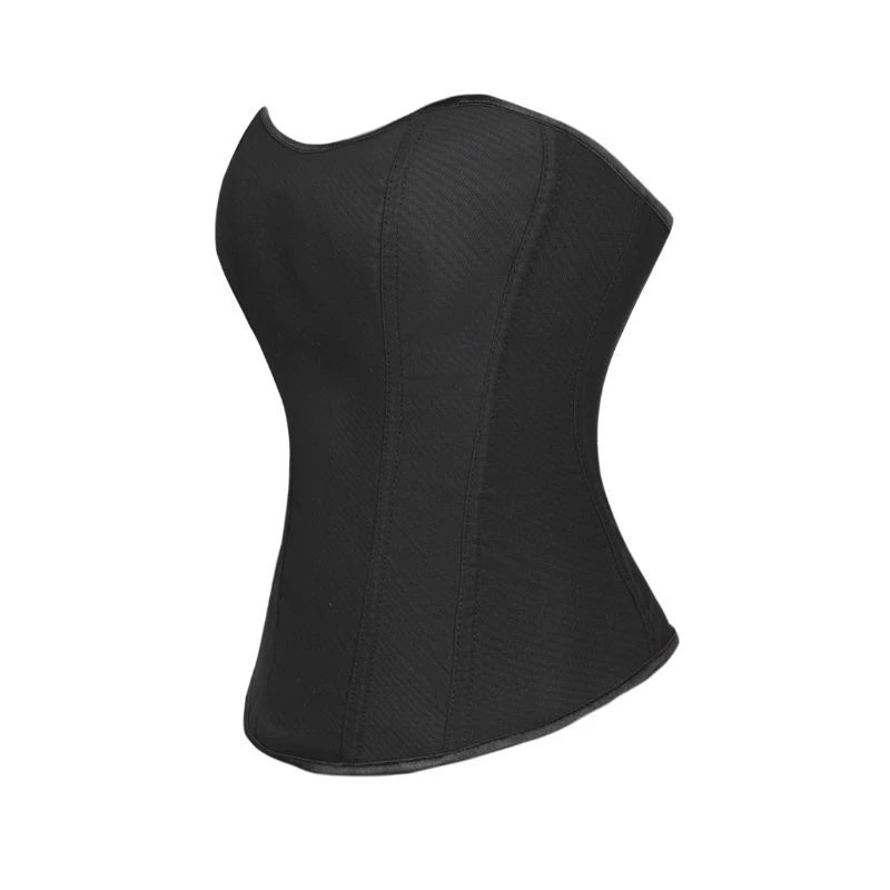 

Черный корсет без бретелек, топ, женские корсеты, бюстье, модные однотонные тонкие бюстье с открытой спиной, сексуальные женские вечерние вечерние корсет