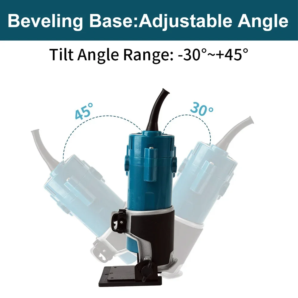 Wooden Router Base Woodworking EngravingTrimming Milling Machine Base Electric Trimmer Machine Base For Power Tool Accessories