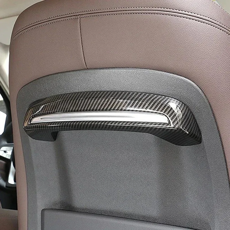 For BMW 3 Series G20 G28 2020-2024 ABS Carbon Fiber Car Seat Back Frame Cover Trim Interior Car Accessories