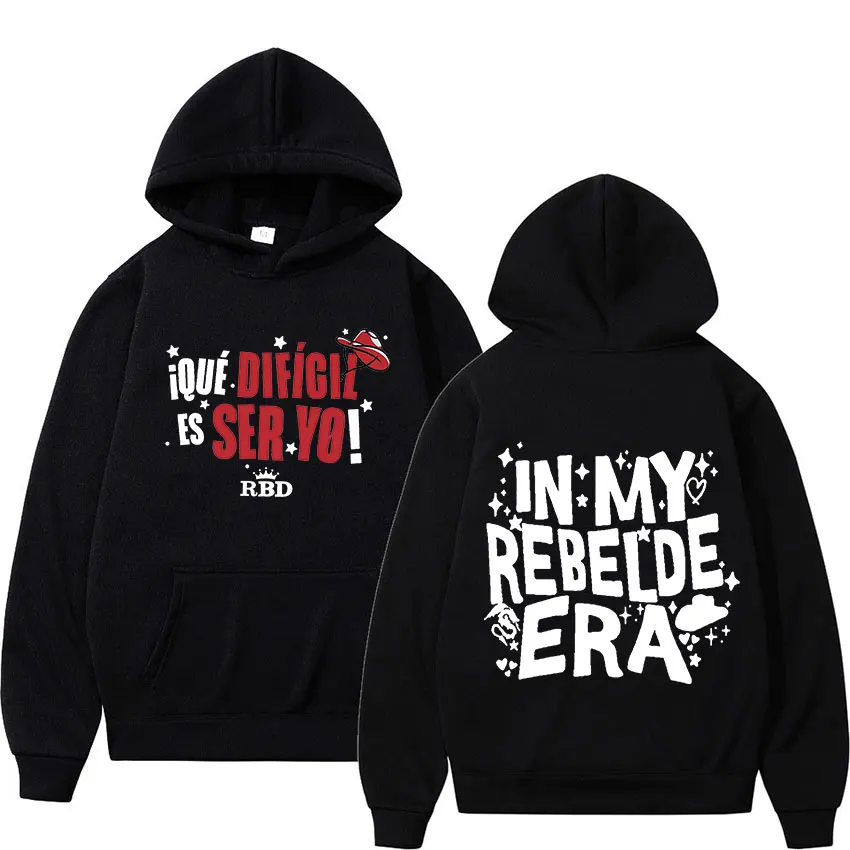 Hot Tv Show Rebelde RBD 2023 Hoodies Men Women's Casual Autumn/Winte Sweatshirt Fashion Pullover Oversized Hoodie Y2k Streetwear