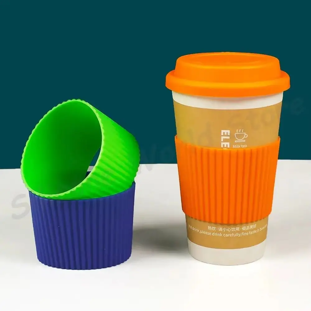 1Pcs Heat Temperature Preserve Mug Cover Protective Silicone Cup Cap Dust Free Universal Sealing Lid for 9cm Tea/Coffee/Milk Cup