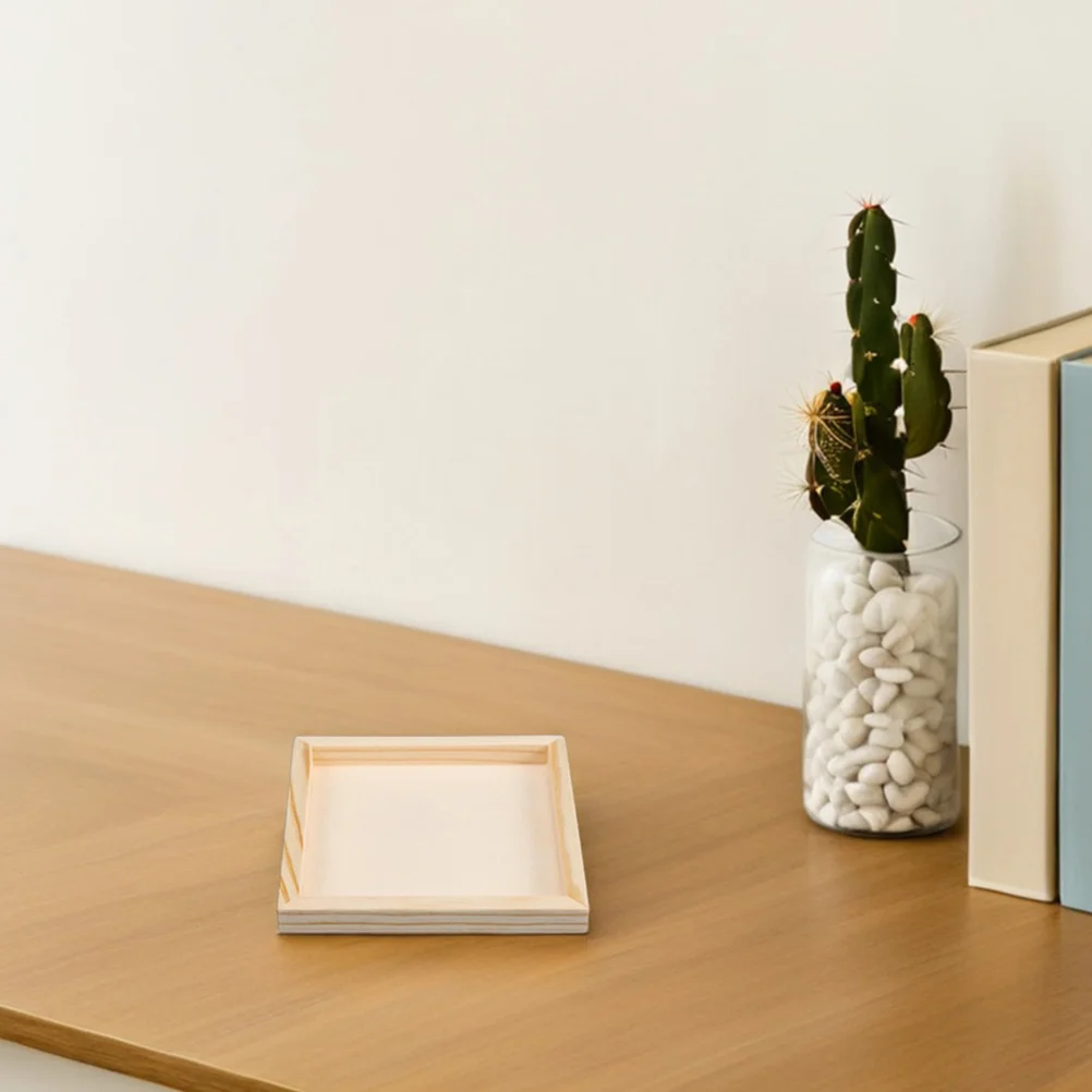 

8Pcs 3D Puzzle Sorting Tray Wooden Organizer Unfinished Craft Serving Tray Portable Puzzle Piece Storage Display