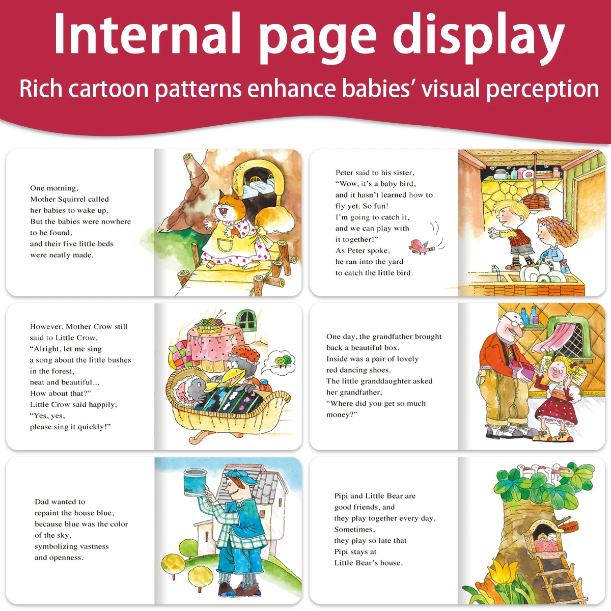 كتاب القصص التنوير الملون، يفتح مرحلة الطفولة الذكية للأطفال #4