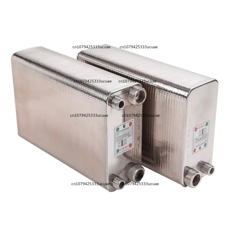 100 Plates 20KW Heat Exchanger Beer Wort Chiller Cooler SUS 304 Stainless Steel for Homebrew Cooling