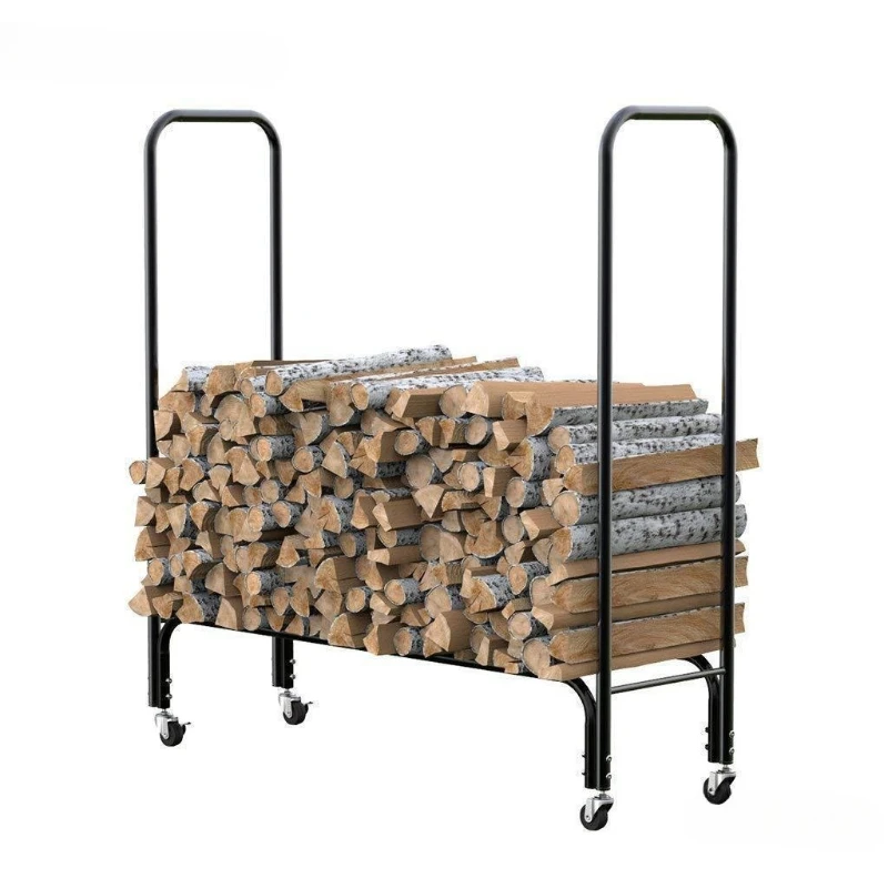 

Art wood rack Indoor and outdoor villa Firewood storage Fireplace Firewood rack Moisture-proof