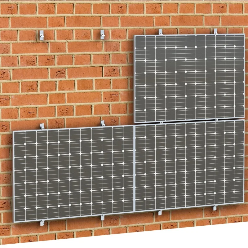 2026 Low Cost Adjustable Aluminum Balcony Mount Brackets Solar Panel Wall Mounting Systems Factorypromote sales