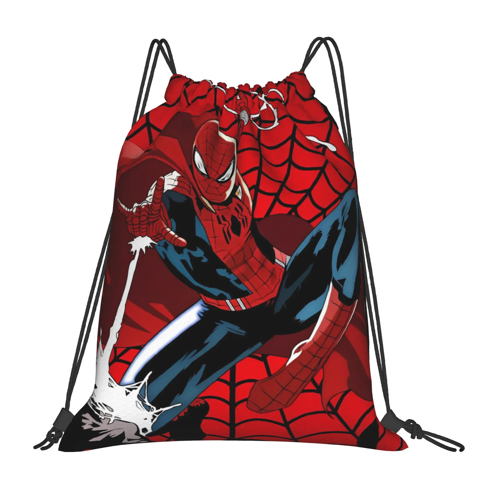 S-Spiders Heroes Drawstring Bag  YSK Fashion Large Sackpack String Bags Men Sports Travel Backpack