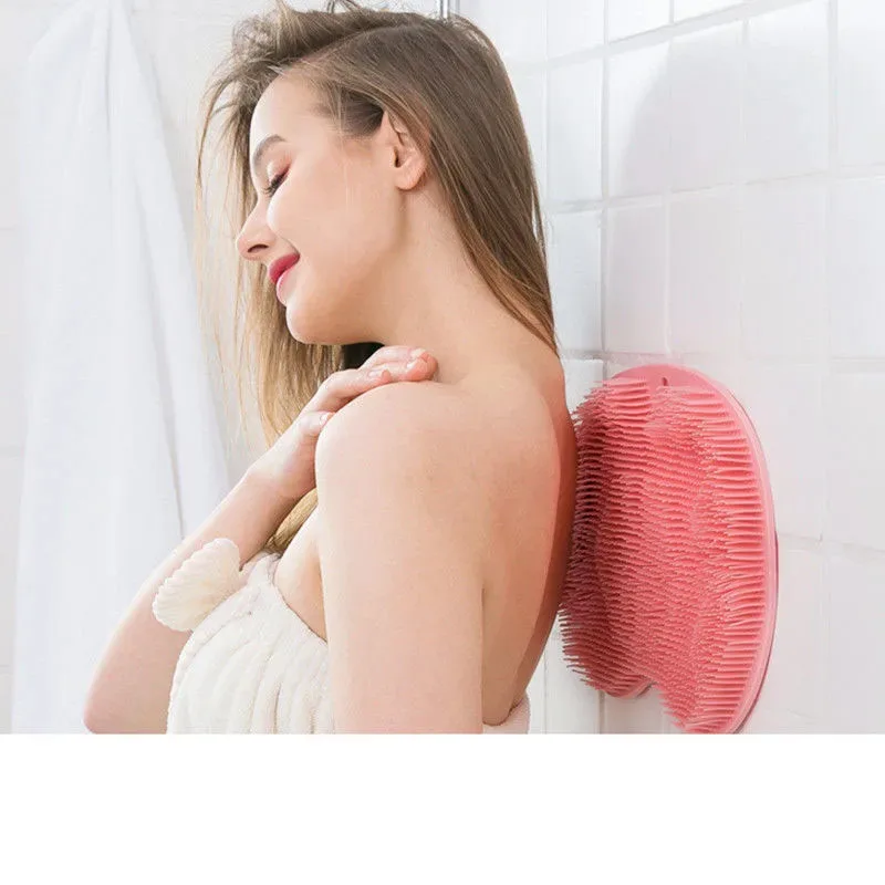 1pcs Lazy Back Rub Artifact Wall Rub Mud Bath Brush Rub Artifact Back Dont Ask For Help Bath Towel Painless Rub Foot Pad image 2