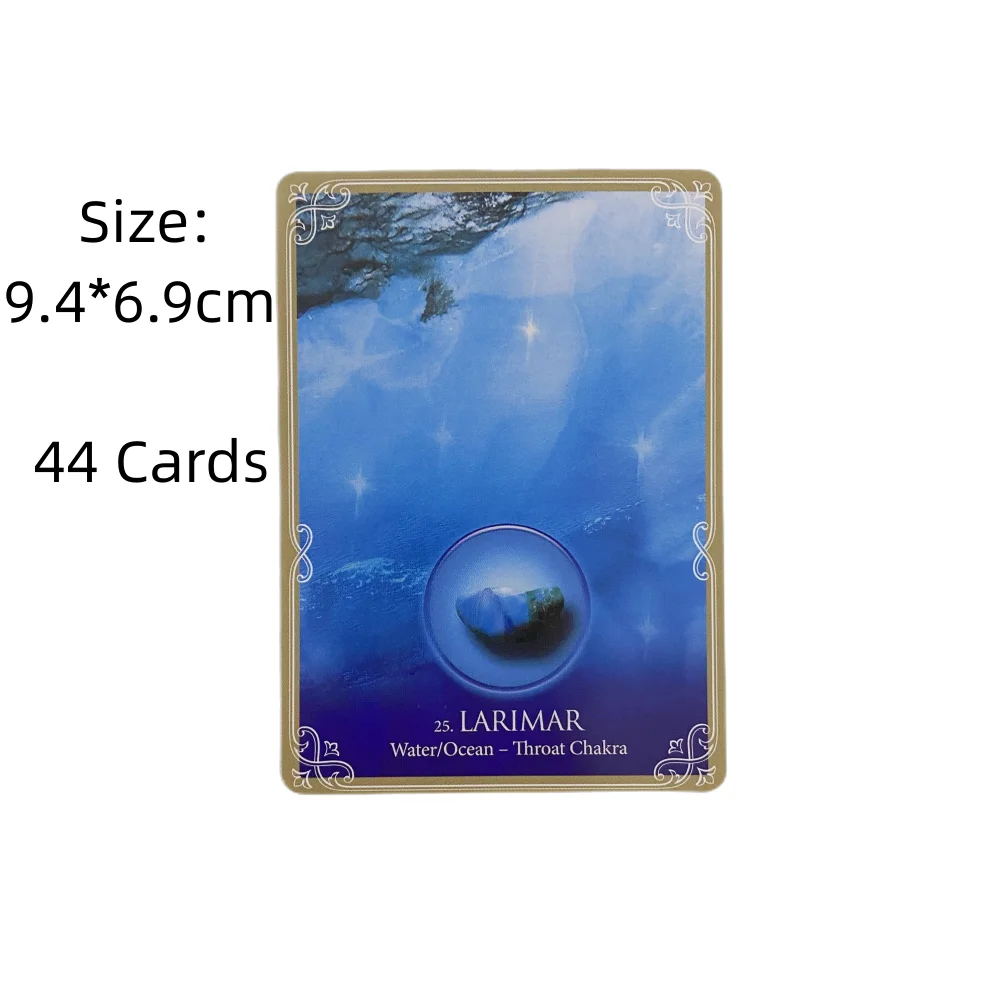 Eternal Crystals Oracle Cards A 44 Tarot English Divination Edition Deck Borad Games