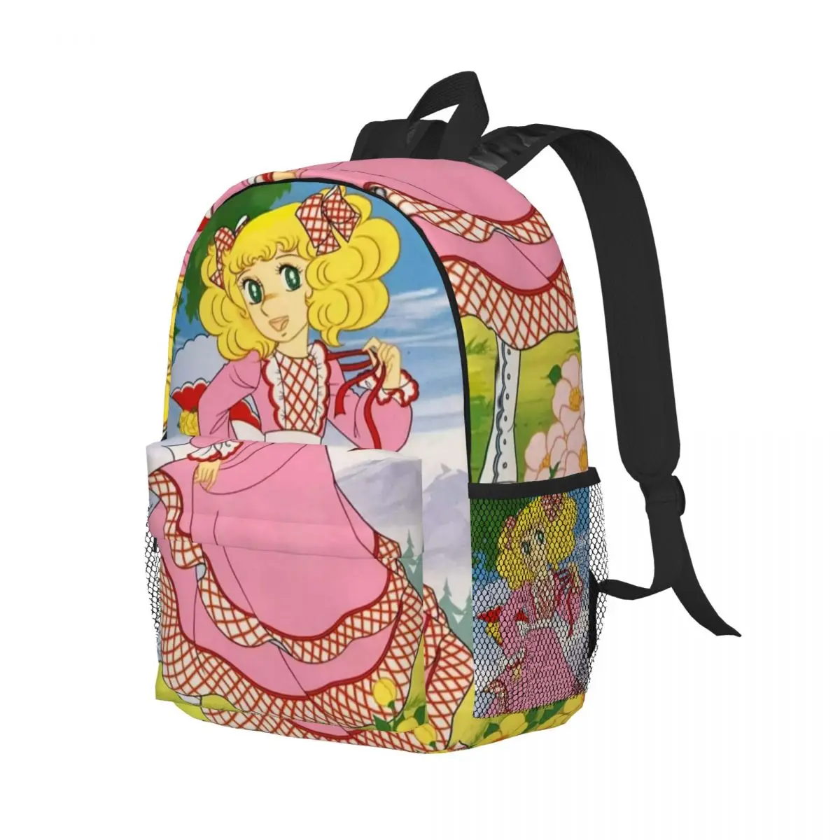 Candy Candy Anime Nieuwe Mode Hoge Capaciteit Waterdichte College Rugzak Trendy Laptop Reisboekentas 15Inch