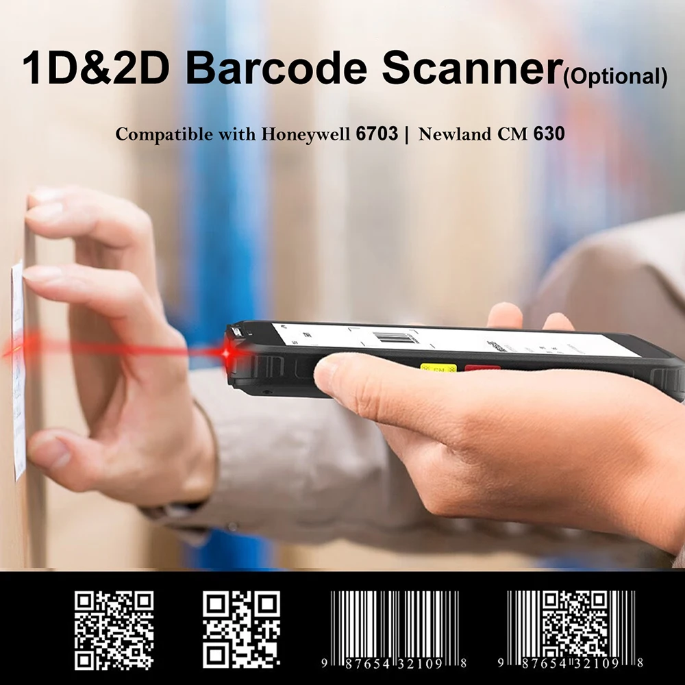 Imagem -04 - Smartphone Barcode Scanner Dmr Walkie-talkie Ip68 Impermeável Visão Noturna 4g Versão Global Telemóveis Conquest-f5