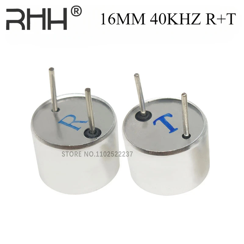 10PCS TCT40-16R/T 40KHZ Ultrasonic Sensor 10MM 12MM 16MM R receiver probe T transmitter probe Transceiver Waterproof