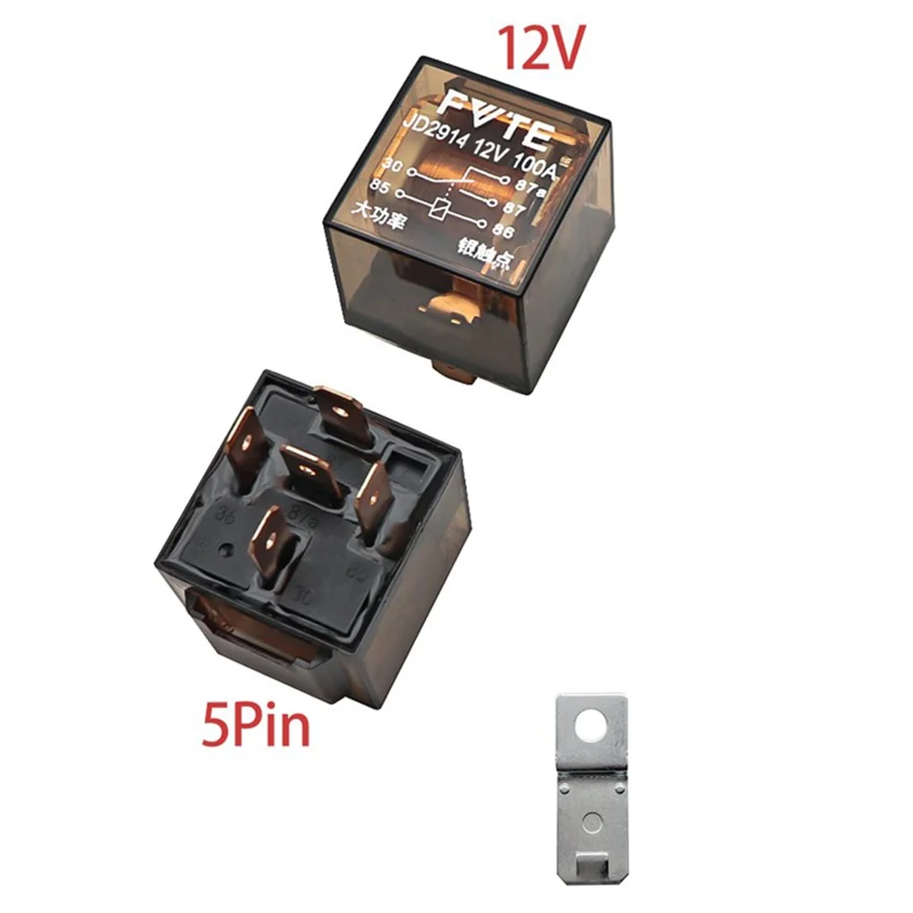 Car Relay Waterproof 12V 24V 100A 5pin SPDT Designed for Automotive Control Equipment with Extended Temperature Tolerance