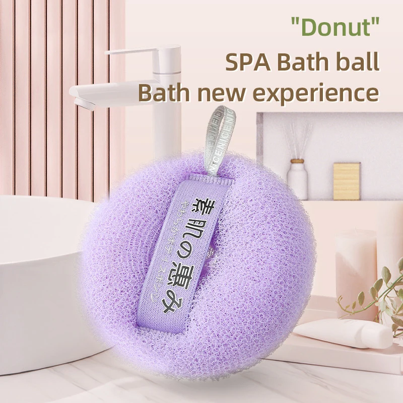 Body Cleaner Exfoliating Scrubbers Bath Ball Bath Sponge Balls Cleaning Brush Shower Puff 3d Massage Brush Bathroom Supplies