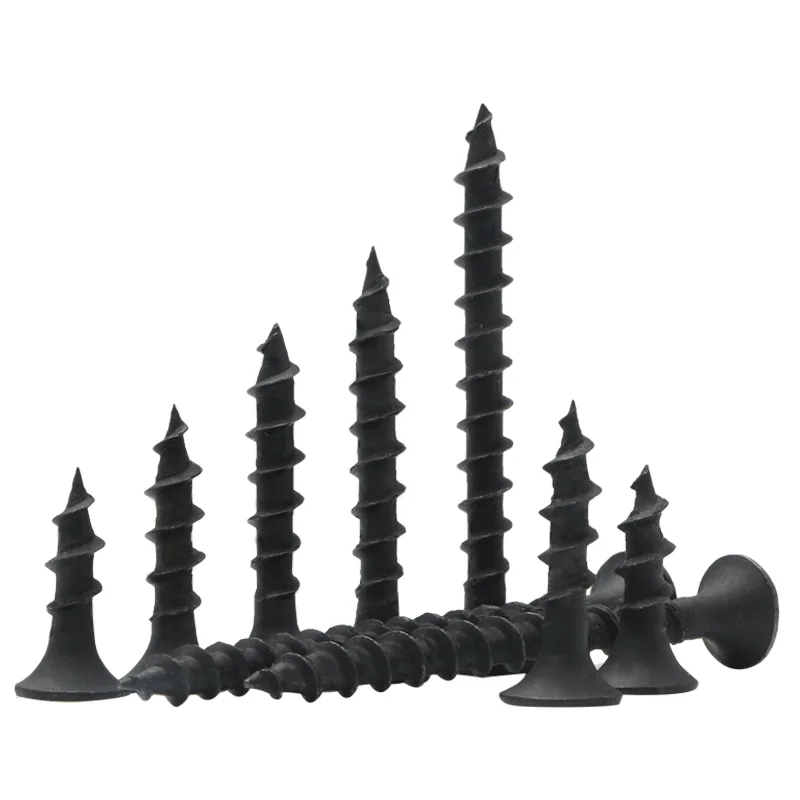 M4 أسود الكربون الصلب فيليبس غاطسة رئيس مسطح سريع الذاتي التنصت المسمار الصليب النجارة المسمار طول 16 إلى 70 مللي متر #5