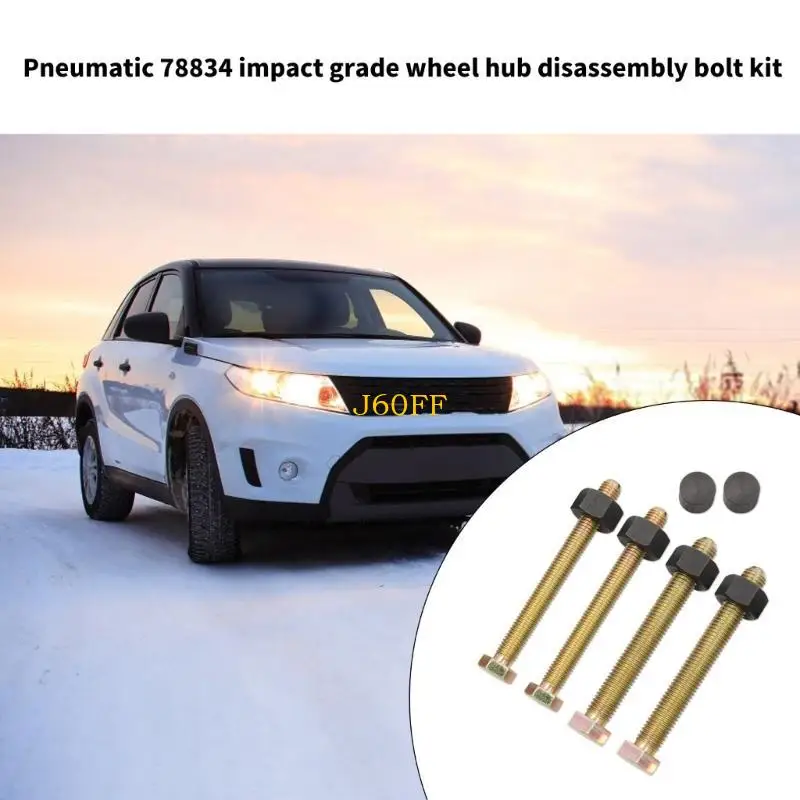 

J60F Auto Impact Rate Wheel Bearing Removal Tool Bolts Nut Press Feet for Trucks 78834 Wheel Hub Removal Bolt
