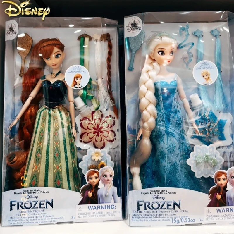 Original Disney Frozen 2 Elsa Anna Figure Princess Doll Toys Snow Queen Children Girls Clothes For Doll Children Christmas Gift